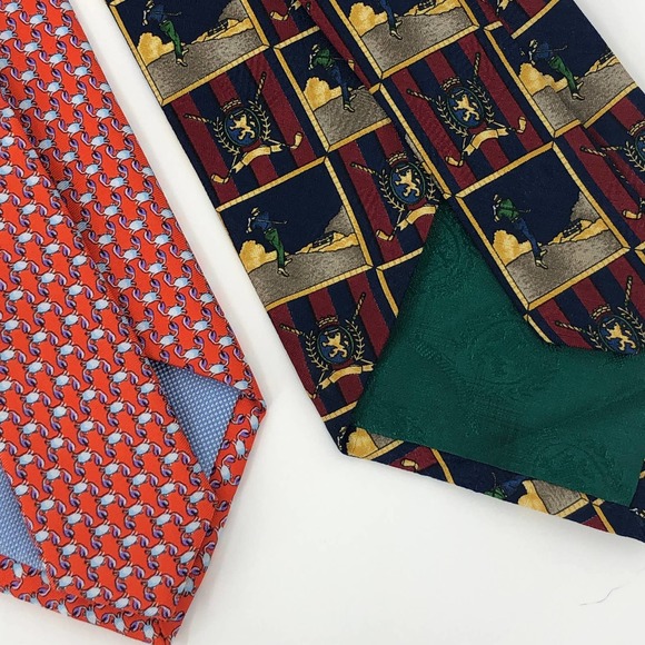 Bundle of 3 Tommy Hilfiger Ties 100% Silk - Picture 9 of 10